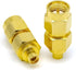 2PCS SMA to MMCX Adapter, SMA Male to MMCX Female Coax Connector for Audio and Video