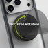 bitplay Magnetic Phone Grip for MagSafe, Finger Holder and Kickstand for Smartphones, Adhesive Metal Ring Included