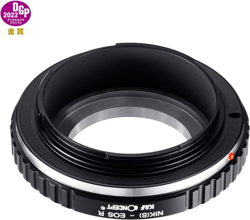 K&F Concept Lens Mount Adapter NIK(S)-EOS R - Manual Focus for Nikon(S) Lens to Canon EOS R Mount