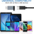 USB C to Micro USB Adapter, 4-Pack Type C Female to Micro USB Male Connector with Keychain Charge & Data Sync