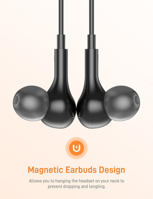 USB C Headphones for Apple iPhone 15 Plus, iPad/Google Pixel 8 8A 7 Pro 7A/Samsung Galaxy S24 S23 S22 S21 Ultra, Wired