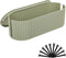 FABROK Cable Management Box with 10 Cable Ties, Large Green Organizer Box for Power Strips and Wires at Home/Office