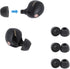 Comply Memory Foam Replacement Earbud Tips for Sony True Wireless Earbuds, Black, Large (3 Pairs)