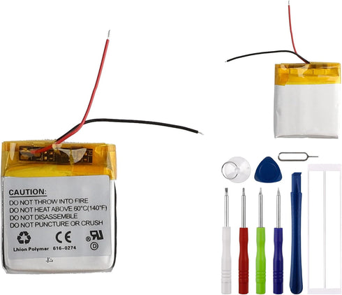 E-YIIVIIL Replacement Battery 616-0274 for iPod Shuffle G2 1GB, G3 MP3 Player Battery,