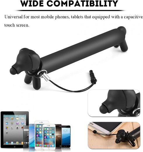 Dog-Type Touch Screen Stylus Pen, Replacement Capacitive Stylus for Mobile Phone, Tablet, Electronic Learning/Reading