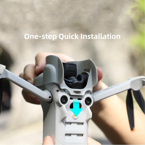 Xmipbs Mini 4 Pro Lens Hood - Anti-Glare Sunshade Cover - Gimbal Camera Guard Protector for DJI Mavic Mini 4 Pro