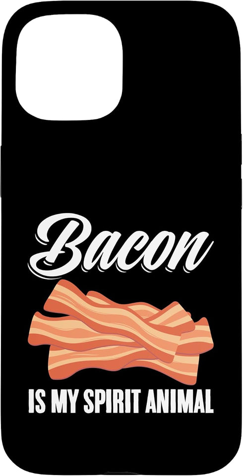 Bacon Is My Spirit Animal Bacon Lover Bacon Is My Spirit Animal Meat Funny Breakfast Bacon Case for iPhone