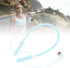 Shop BT 5.2 Neckband Earbuds: Wireless Magnetic Headphones, IPX5 Waterproof, Ergonomic Bass Sports Earphones (Blue).