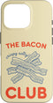Funny Bacon Social Club T-Shirt The Bacon Club Crispy and Salty Breakfast Case for iPhone 16 Pro