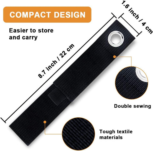 6 PCS Extension Cord Holder, Heavy Duty Cable Organizer Straps for Cords, Hoses, RV, Boat, and Garage