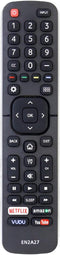EN2A27 EN2A27S Remote for Hisense Smart TV - Compatible with 55H6B, 50H7GB, 50CU6000, 50H5C, 50H6C, 50H7C, 50H8C, 65H10B