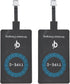 2Pcs Wireless Charger Receiver, Type C Charging Receiver with Self Adhesive Sticker for Fast and Efficient Charging