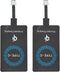 2Pcs Charging Receiver, Type C Charger Receiver Adapter for Galaxy Note 8 Pro/A50/A70/A10s Other Type-C Phones