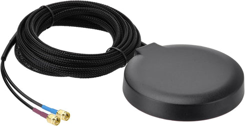 Superbat 4G LTE Cellular GPS Adhesive Magnetic Mount Combination Antenna with SMA Male