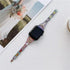 Butterfly Bands for Apple Watch 38mm 40mm 41mm, Dressy Shiny Diamond Metal iWatch Bands for Women, Stylish Jewelry Strap