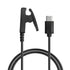 kwmobile USB-C Charger Compatible with Garmin vivomove Trend/Lily/HR/Forerunner 35/30/735XT - Black Charging Cable for