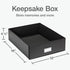 Oxford Keepsake Box, Large Protective Storage Organizer for Home and Office, Photo and Souvenir Storage Box (16" x 12"