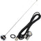 HYS 150-Watt Pretuned 2M NMO VHF 136-174Mhz 1/4-Wave Antenna with NMO Mounting, Universal