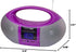 HANNLOMAX HX-506R Portable AM/FM Radio, Bluetooth, USB/SD Slot for MP3 Playback, Aux-in, AC/DC Dual Power Source