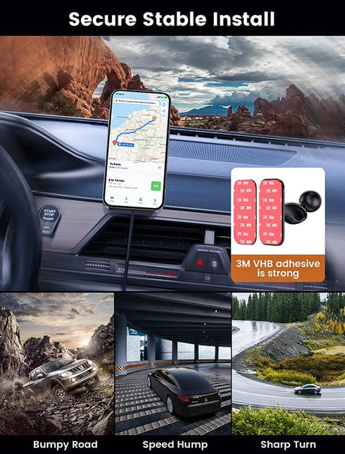 MOKPR Charger-15W 16 15/14/13/12 for Magnetic Car Mount Wireless Car Charger-Magnetic Car Phone Holder for Dash Air