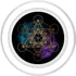 Geometric Sacred Geometry Metatron Cube Space Galaxy PopSockets PopGrip, Swappable Grip for Phones & Tablets