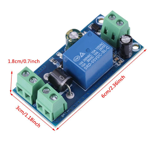Power Supply Controller, 10A DC Power Supply/Battery Automatic Switch Module, 5V~48V Emergency Controller