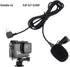 Yoidesu 1.5m Action Camera External Microphone, Plug and Play Portable Lavalier Lapel Microphone for SJCAM SJ6 SJ7 SJ360