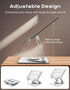 360 (10-16") RIWUCT Rotatable Laptop Stand for Desk Adjustable Height, Ergonomic Laptop Riser Holder with Dual-bar
