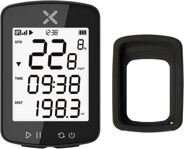 XOSS G Gen2 GPS Bike Computer, Wireless Cycling Computer with Bluetooth, IPX7 Waterproof, 28 hrs Battery Life