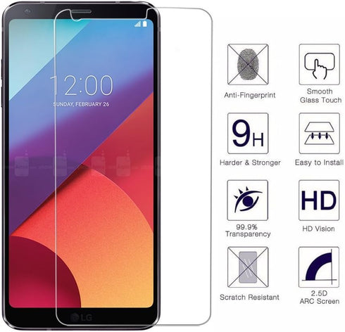 3-Pack Tempered Glass Screen Protector for LG G6 (2017 Release, 5.7" Display), Ultra Clear, Anti Scratch, Bubble Free,