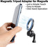 FPN 1/4"-20 12 13 14 15 16 Magnetic Tripod Holder Mount Adapter for MagSafe, Magnet Phone Holder Adapter with Screw