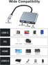 Gmeaou 15, USB C to HDMI Adapter for iPhone USB-C Digital AV Multiport, hdmi to USB c, Laptop Docking Station
