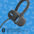 JAM Live Fast Earphones: Black, 30 ft Bluetooth, IP67 Sweat Resistant, 12 Hour Battery, Hands-Free, 3 Sizes Included.