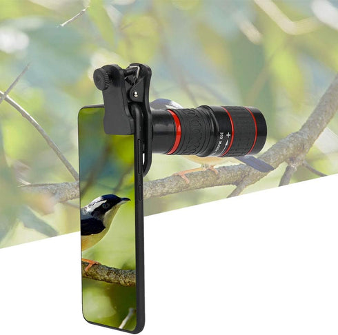 Tbest Accessories,20X Lente De Zoom,Clip On Phone Zoom Lens,Attachment Lens for Cellphone,Mobile Phone Lens and Long
