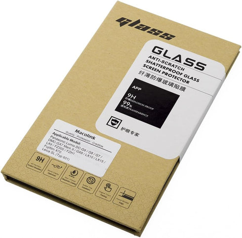 Tempered Glass Screen Protector for Panasonic Lumix DC-G9 G8 G7 G7 Mark II/DMC-GX7 Mark II GX7 III / GX9 GX8 LX10 LX9