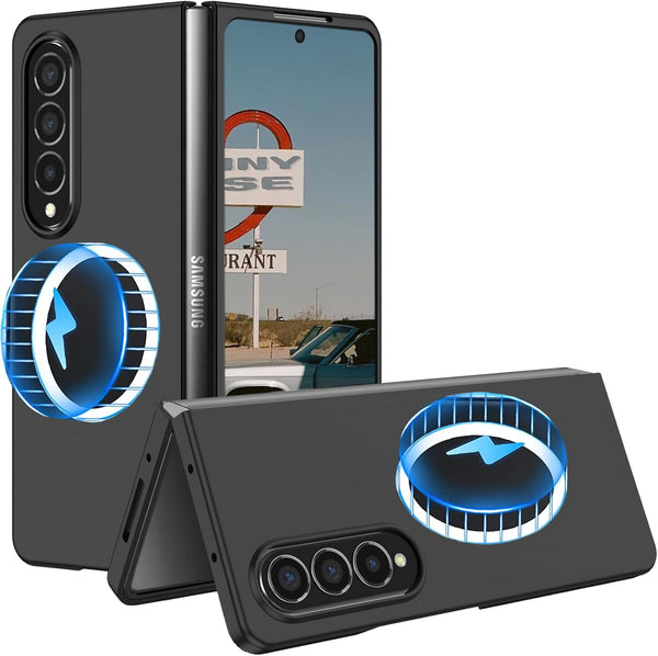 Phone Case for Samsung Galaxy Z Fold4, Military Grade Dual Layer Protection, Shockproof with Wireless Charging Case for