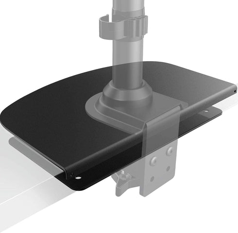 HUANUO Steel Monitor Mount Reinforcement Plate for Thin, Glass and Fragile Tabletop, Fits Most Monitor Stand