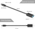 Mini USB OTG Cable for Digital Cameras - USB A Female to Mini USB B 5-pin Male Adapter Braided Cable