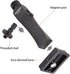 Binocular Tripod Adapter, 1/4 inch Threaded Mounting Stud, Built-in Arca Dovetail, Compatible ARCA/RRS Dovetail
