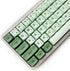 XDK Custom Keycaps Set, 124 Keys PBT XDA Dye-Sub Cute Matcha Green Japanese Keycaps for Mechanical Keyboards