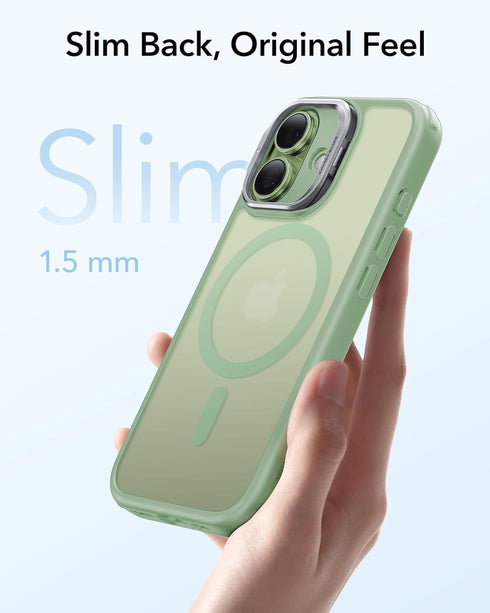ESR 17 for iPhone Case with Stash Stand, Compatible with MagSafe, Military-Grade Drop Protection Magnetic Phone Case