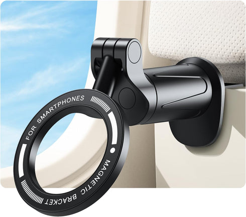 Fioenna Airplane Travel Essentials Phone Holder, for Magsafe Universal 360 Degree Rotation Airplane