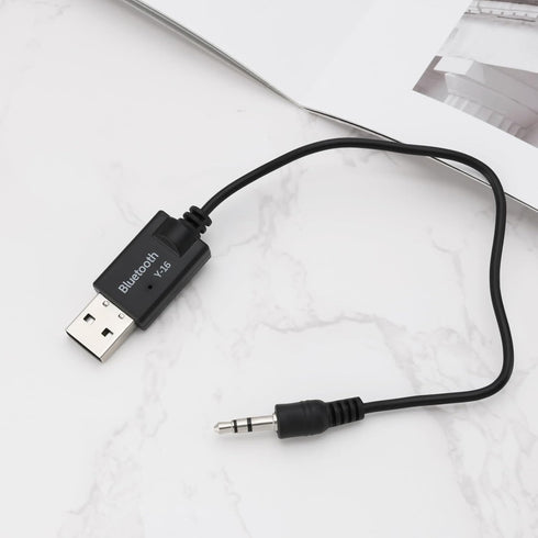 Create idea 2Pcs USB Bluetooth to AUX Cable Receiver 3.5mm Adapter Compatible with Mini Cooper Gen 2 3 R56 R55 F56 F55