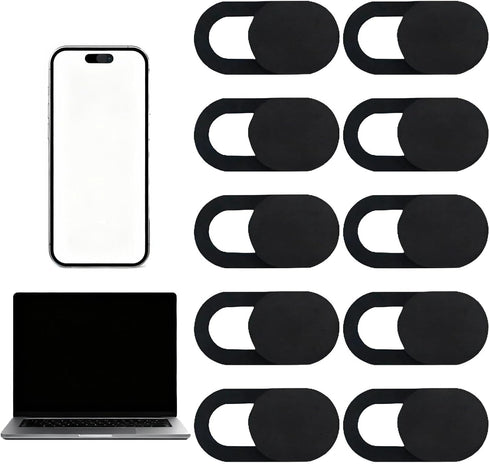 Ksheria 10Pcs Webcam Cover Slide, Thin Web Camera Covers, Laptop Camera Cover Slide,