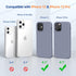 Miracase Compatible with iPhone 12 Case and iPhone 12 Pro Case, Liquid Silicone Gel Rubber Full Body Protection Shockproof Drop Protection Phone Case for iPhone 12/12 Pro 6.1 inch(Lavender Gray)