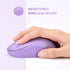 seenda Wireless Noiseless Mouse with USB Receiver for PC, Tablet, Laptop - Portable Cordless Mouse in Purple