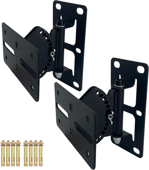 MY-22 Heavy Duty Speaker Wall Mount, Bracket Design for Large Speakers, Holds up to 100lbs, 2 Packs
