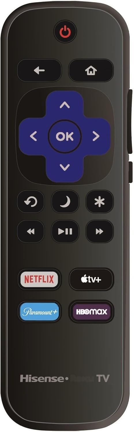 ULTRA PARTS Replacement Remote Control Compatible with All Hisense Roku TV Smart 4K Ultra
