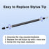 ChaoQ 6pcs Stylus Pen for Touchscreen, High Sensitivity and Precision Stylus Pen for iPad iPhone Android Suitable