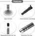 MECCANIXITY 3pcs Metal Touch Screen Pen, Metallic Stylus Pen Retractable Aluminum Alloy Mini Capacitive Pens Universal,